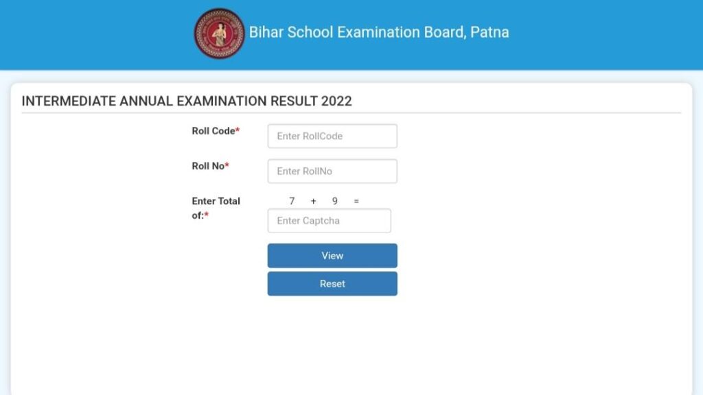 Bihar Board 12th result 2022