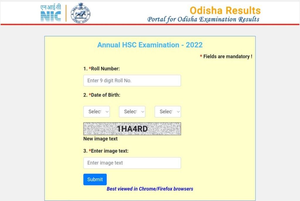 BSE Odisha Class 10th Result 2022