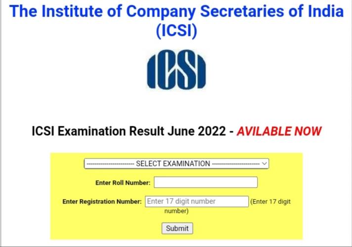 ICSI CS June Result 2022