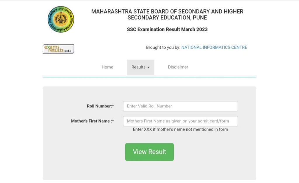 Maharashtra SSC Class 10th Result 2023