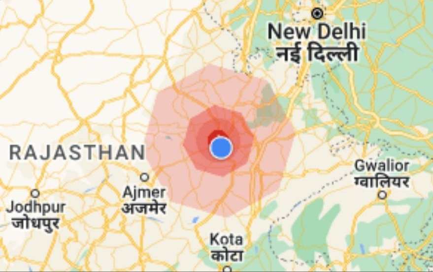 Earthquake in Jaipur