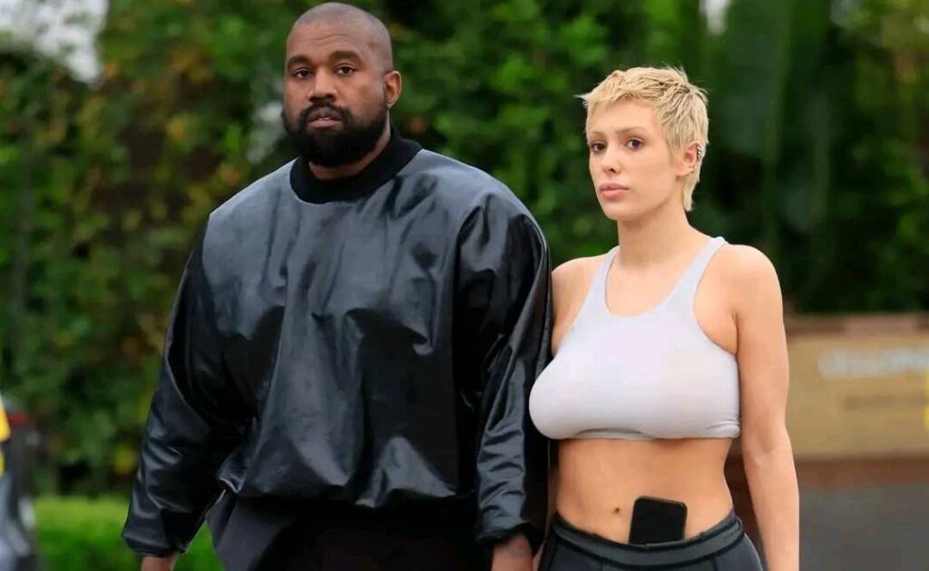 Kanye West and Bianca Censori