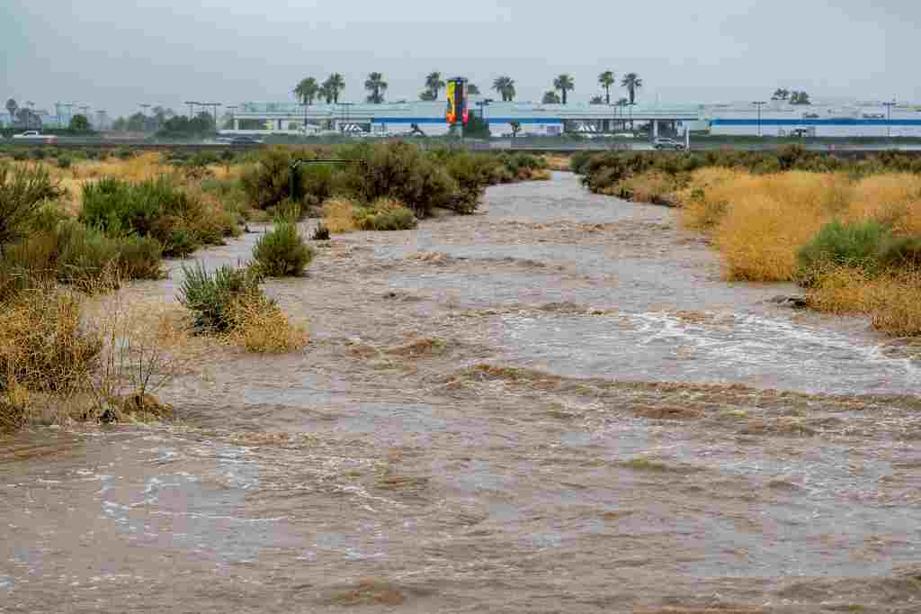 Tropical storm hilary in Southern California