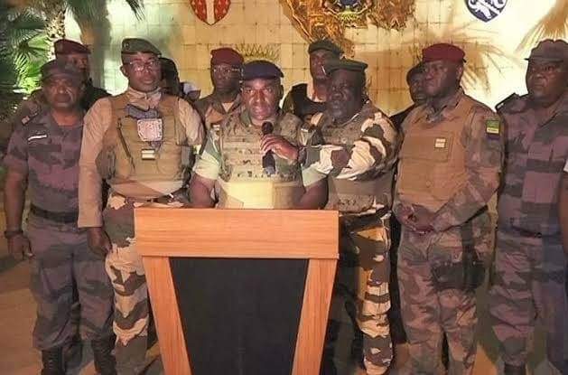 Gabon's military officers declare coup