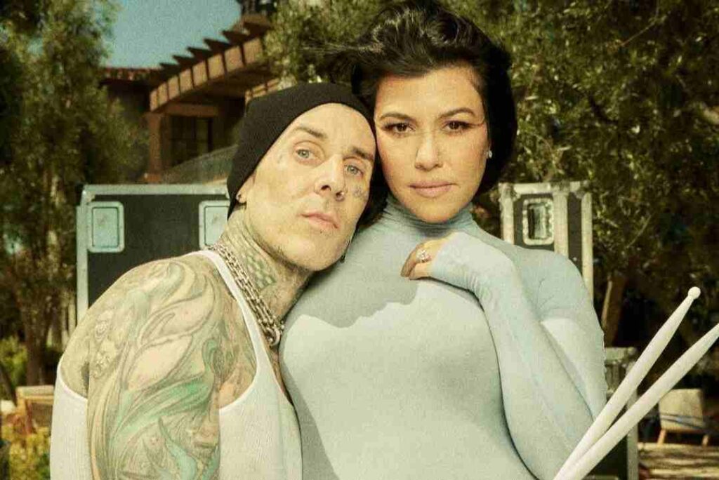 Kourtney Kardashian and Travis Barker