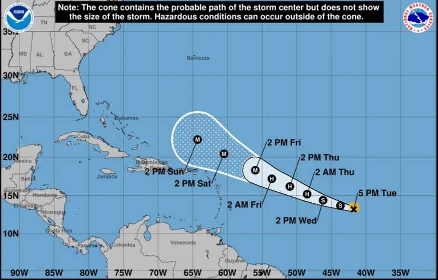 Tropical storm Lee