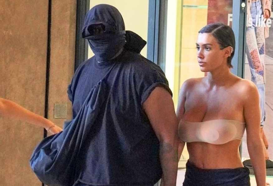 Kanye West and Bianca Censori