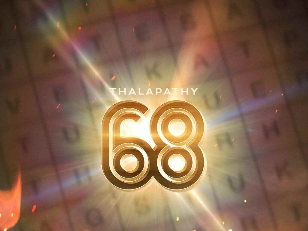 Official announcement poster of Thalapathy 68 Shared by team on the occasion of Dussehra.