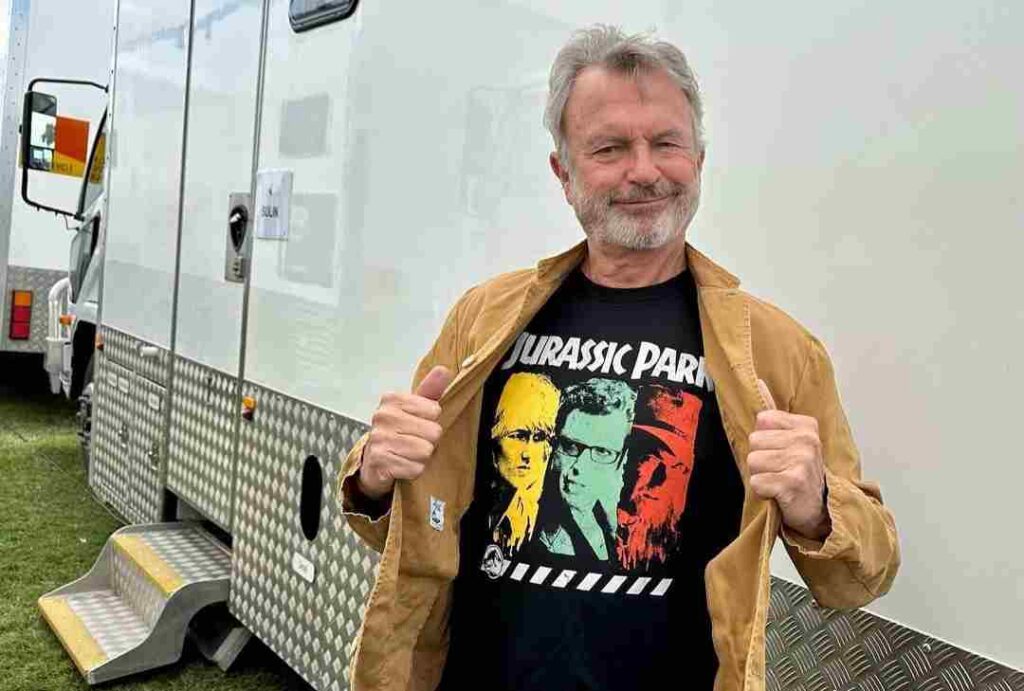 Jurassic Park actor Sam Neill defies rare cancer