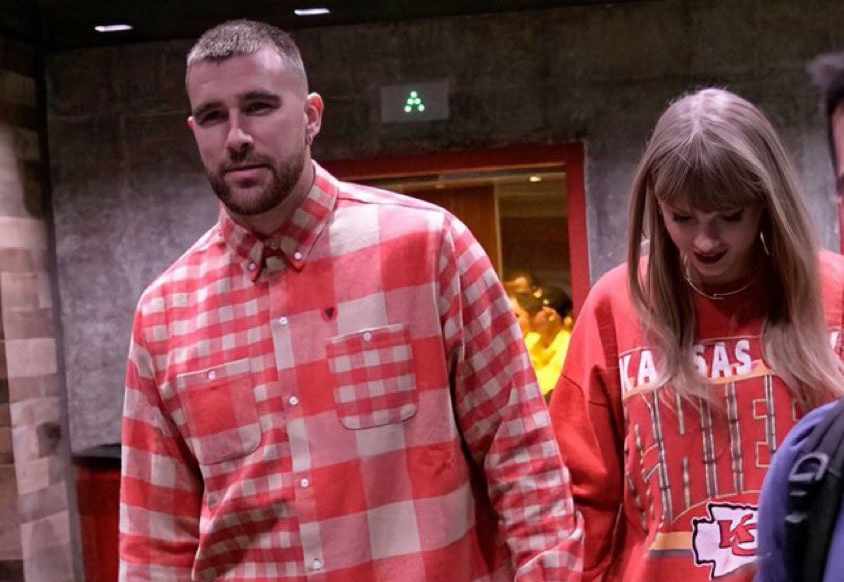 Travis Kelce and Taylor Swift leave Arrowhead stadium together after an NFL football game