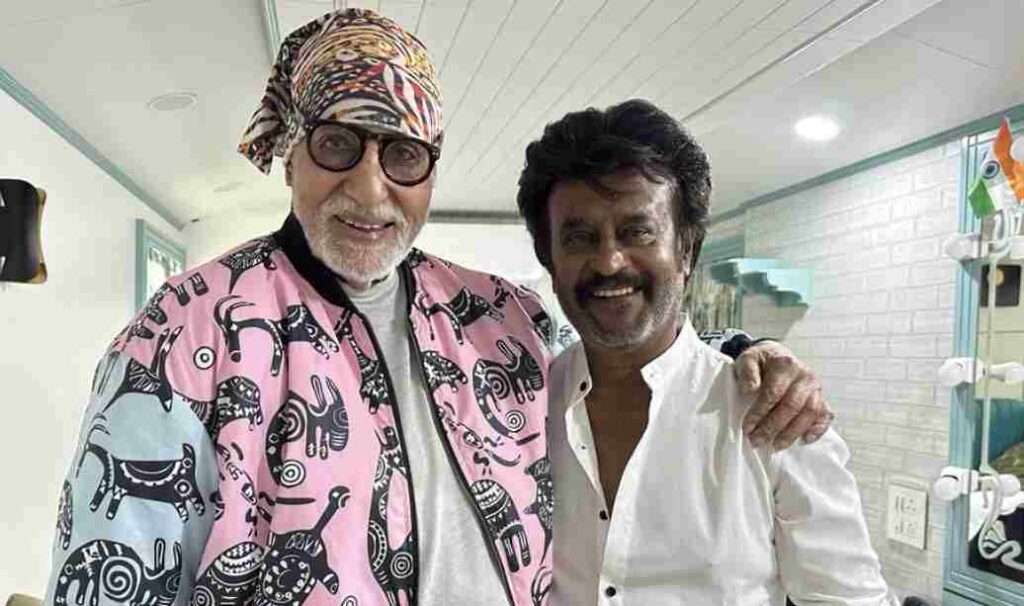 Rajinikanth with Amitabh Bachchan