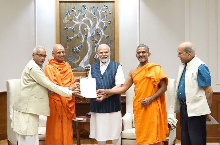 Prime Minister Narendra Modi accepts the invitation to install Lord Ram's idol in Ayodhya's Ram Temple