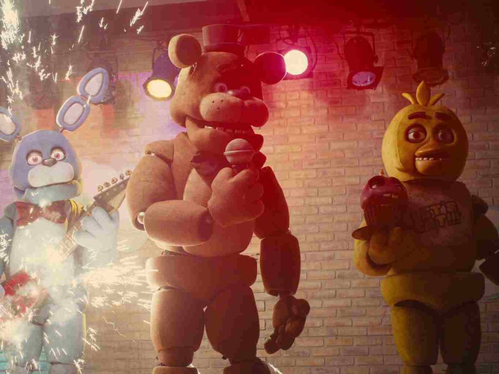 Chica, Freddy Fazbear and Bonnie