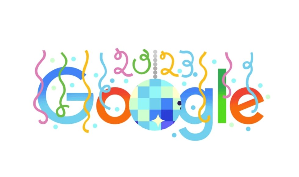 Google Doodle New Year's Eve