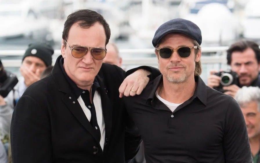 Brad Pitt and Quentin Tarantino