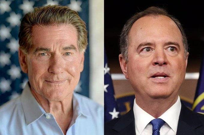 Steve Garvey and Adam Schiff