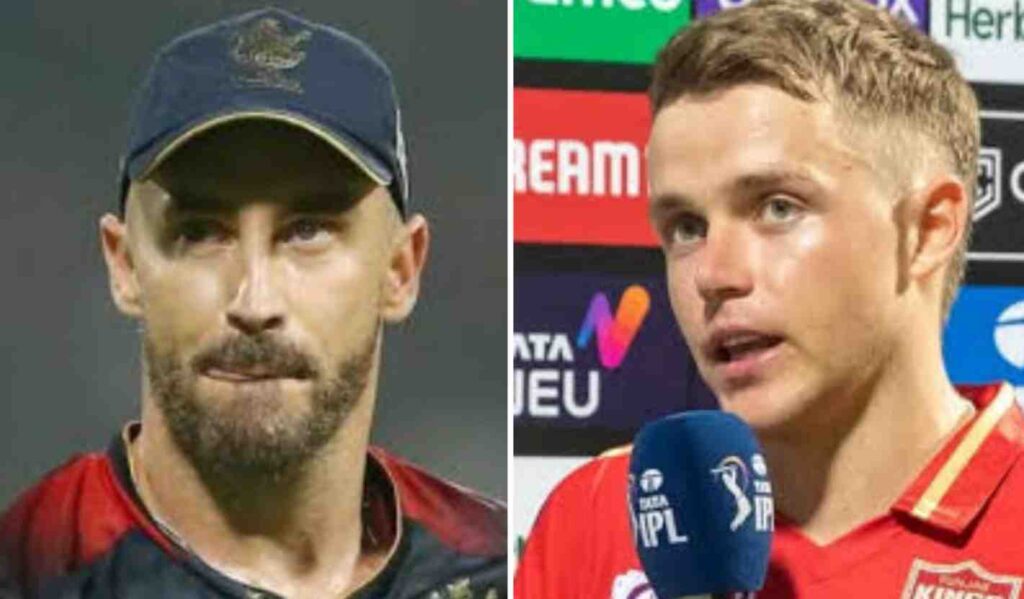 Faf du Plessis and Sam Curran