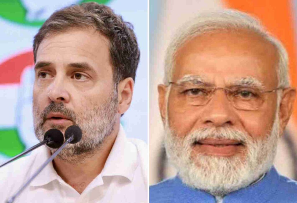 Rahul Gandhi and Narendra Modi