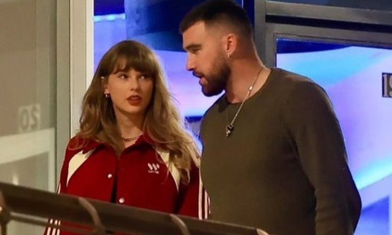 Taylor Swift and Travis Kelce