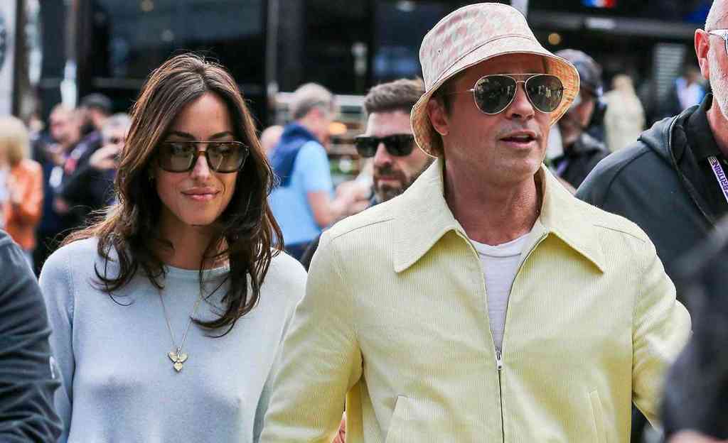 Brad Pitt with his new girlfriend Ines de Ramon