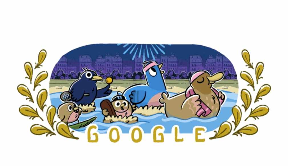 Google Doodle Summer Olympics 2024