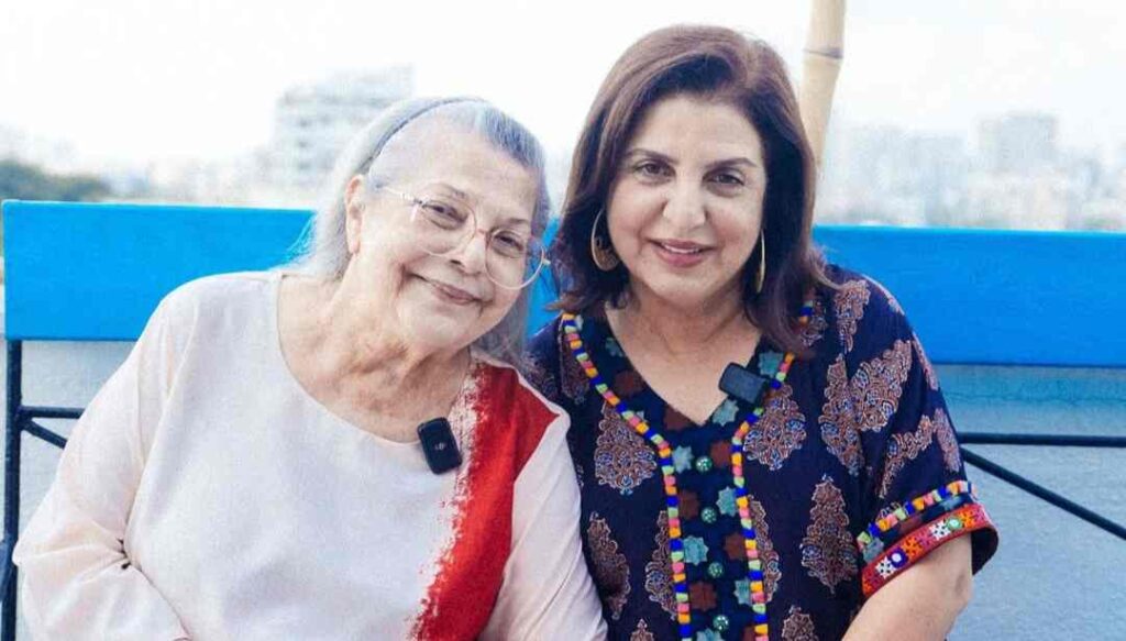 Farah Khan with her mother Menaka Irani