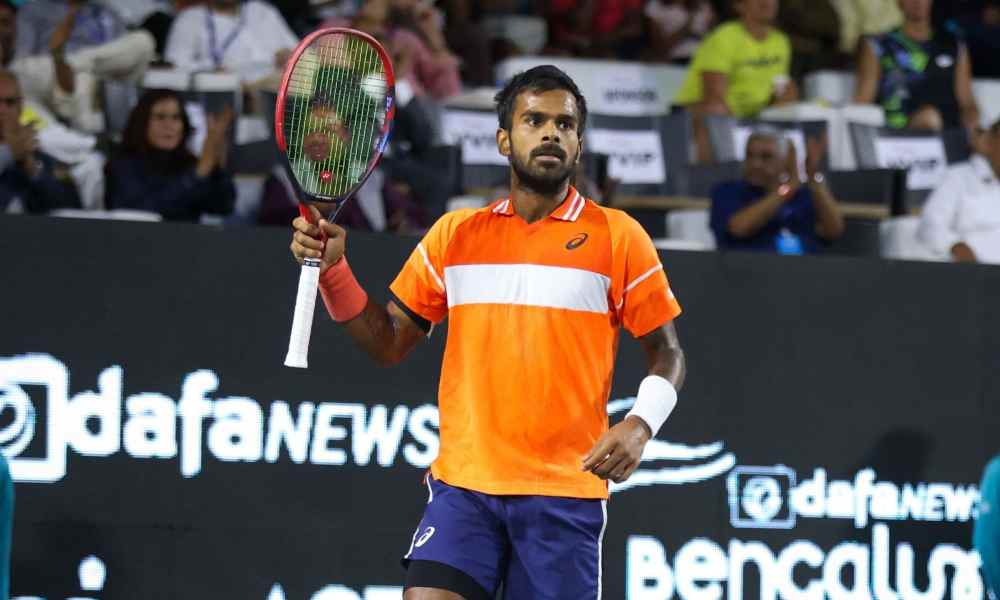 Indian tennis player Sumit Nagal