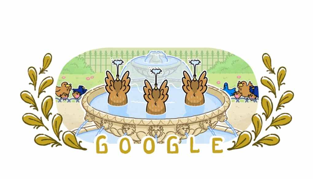 Google Doodle celebrates Artistic Swimming