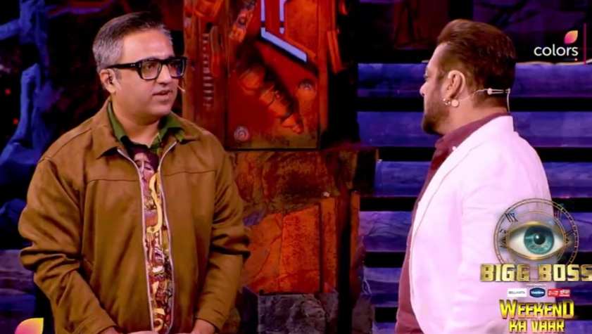 Salman Khan and Ashneer Grover on Bigg Boss 18