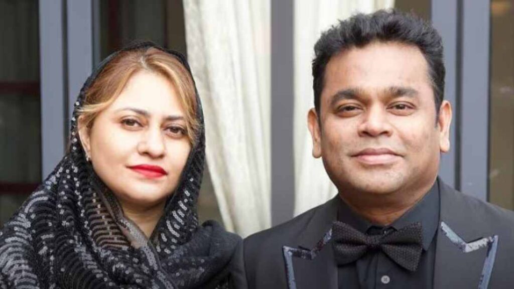 Saira Banu and A.R. Rahman