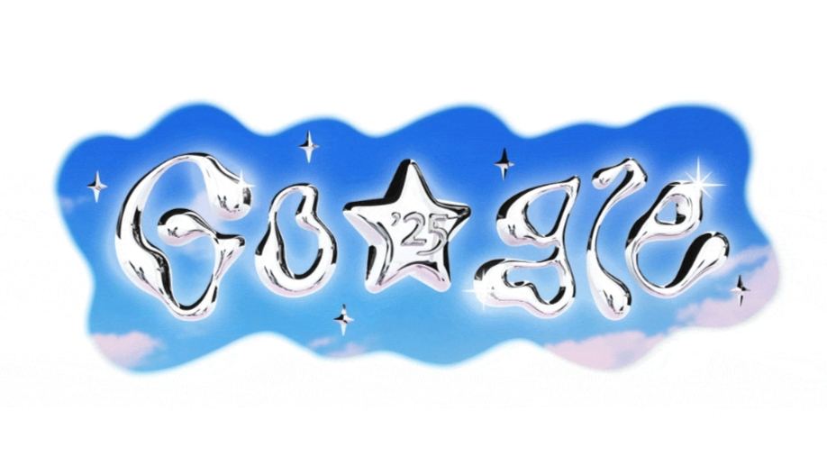 Google Doodle New Year's Day 2025