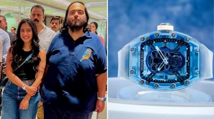 Anant Ambani wearing Richard Mille watch