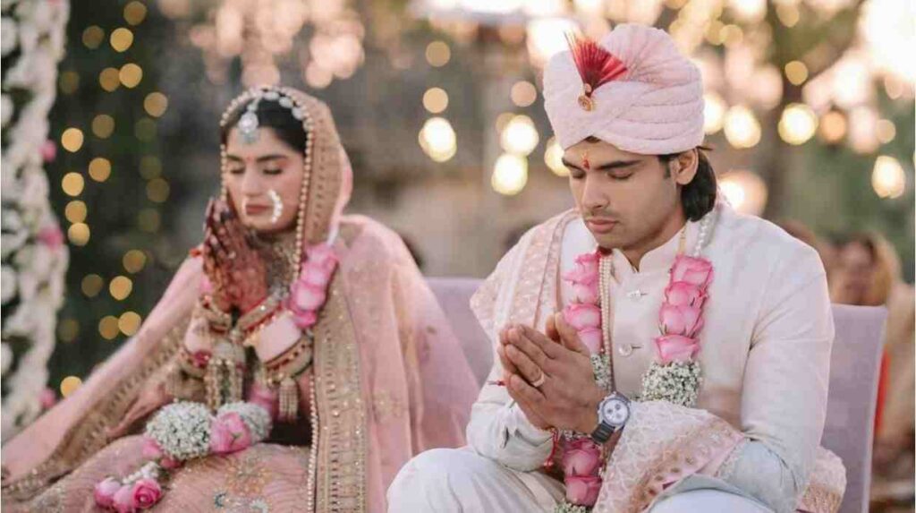 Olympic Champion Neeraj Chopra Marries Himani Mor in Private Ceremony 1 Neeraj Chopra marries Himani Mor
