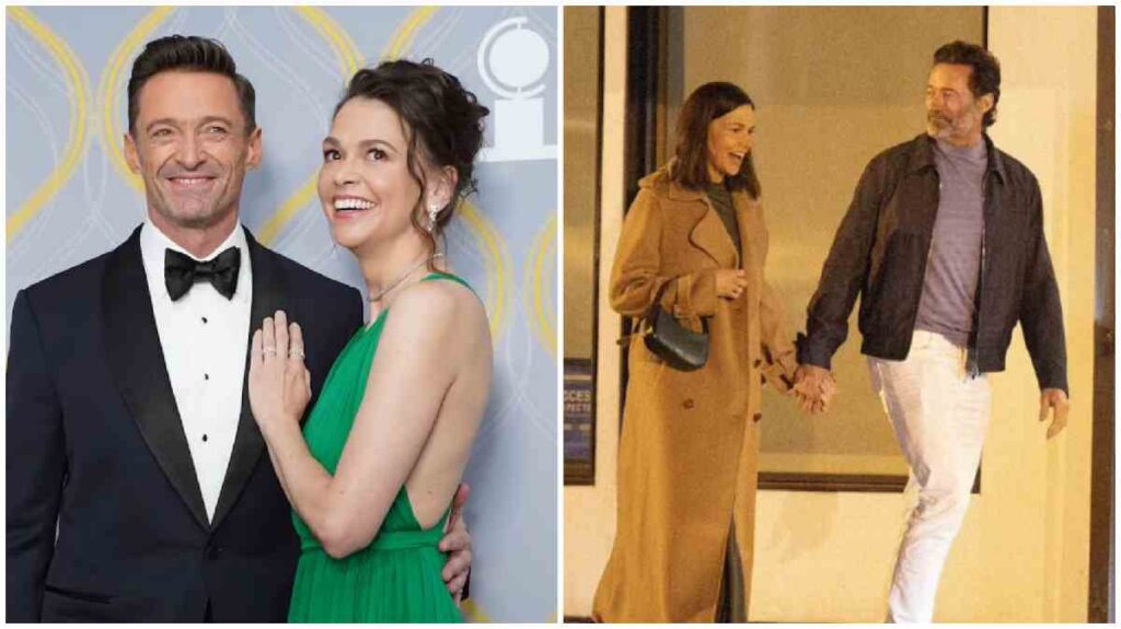 Hugh Jackman and Sutton Foster Confirm Relationship Following Santa Monica Outing 1 Hugh Jackman and Sutton Foster