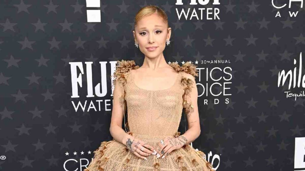 Ariana Grande's Dior Cage Dress at Critics' Choice Awards Sparks Mixed Reactions 1 Ariana Grande at the Critics' Choice Awards 2025