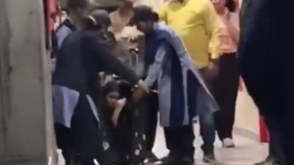 Student Caught Trying to Sneak Girlfriend into Boys' Hostel in Suitcase 1 A girl inside a suitcase